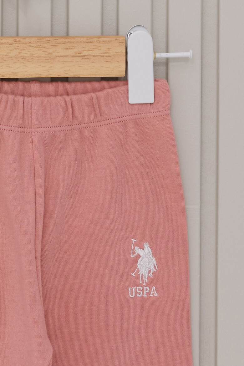 U.S. Polo Assn. Блуза с надиплена яка и панталон - 2 части - Pepit.bg