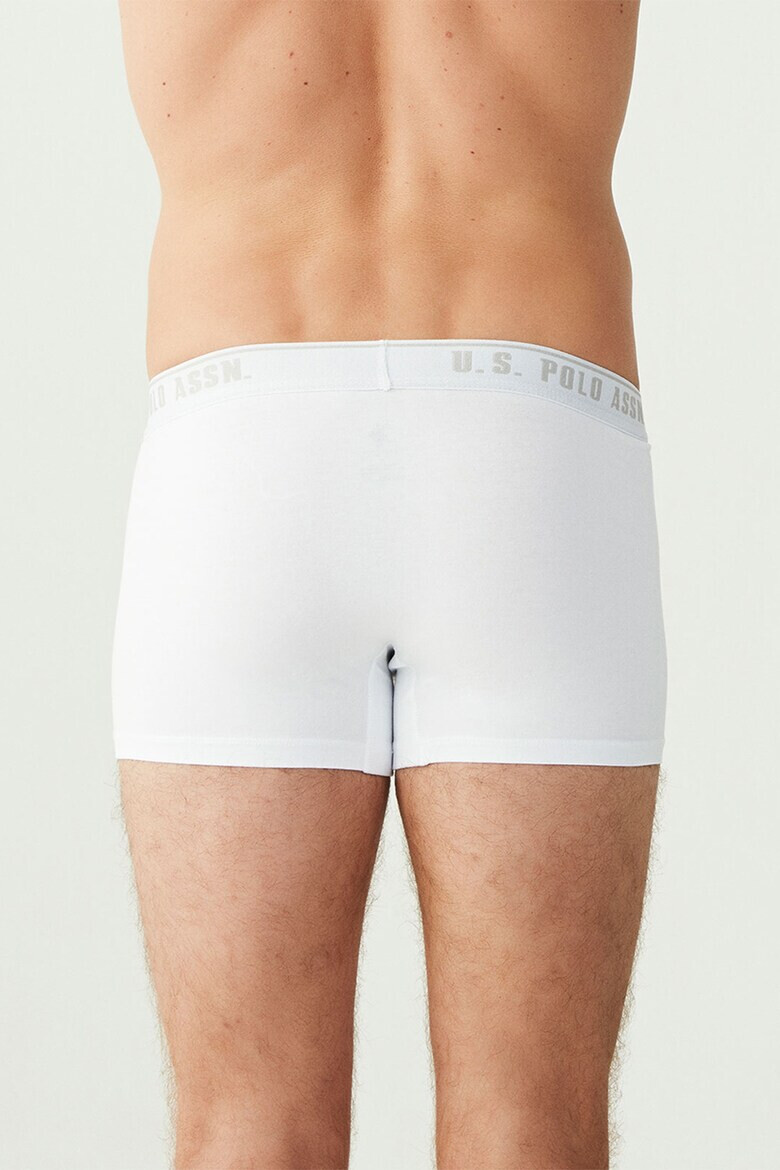 US Polo Assn Боксерки с лого - 3 чифта - Червен/Бял/Тъмносин - Pepit.bg