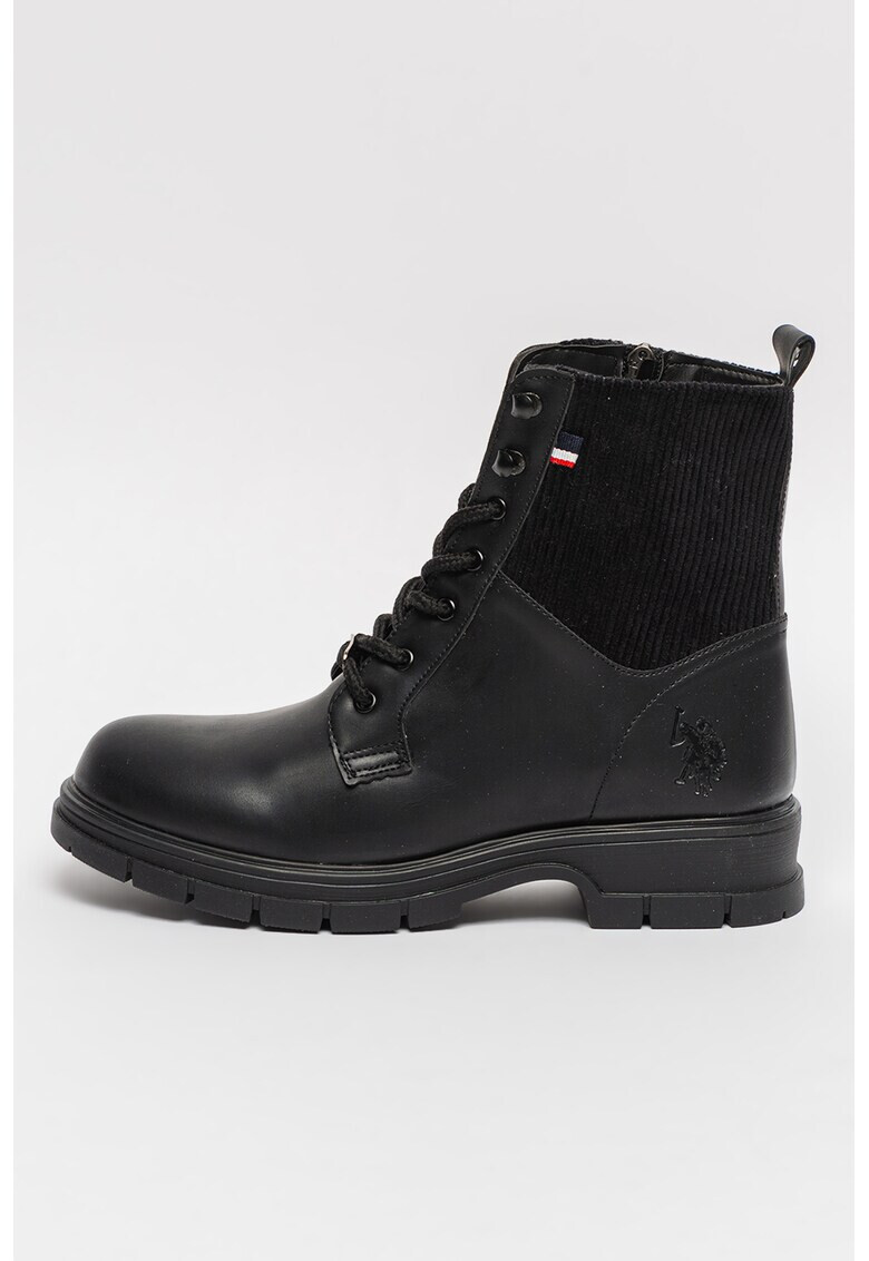 U.S. Polo Assn. Боти Saw с текстил - Pepit.bg