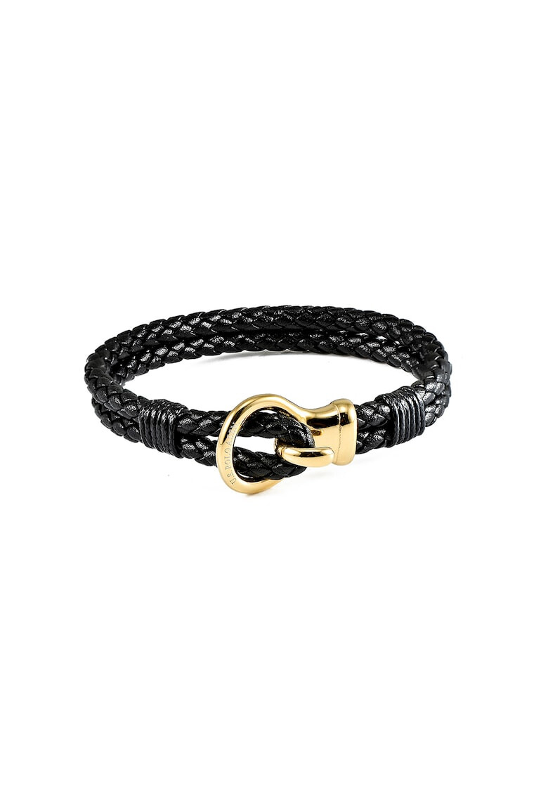 U.S. Polo Assn. Кожена двуредова гривна - Pepit.bg