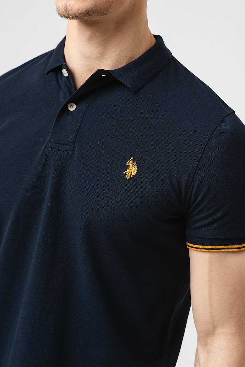 US Polo Assn Тениска с яка - Pepit.bg