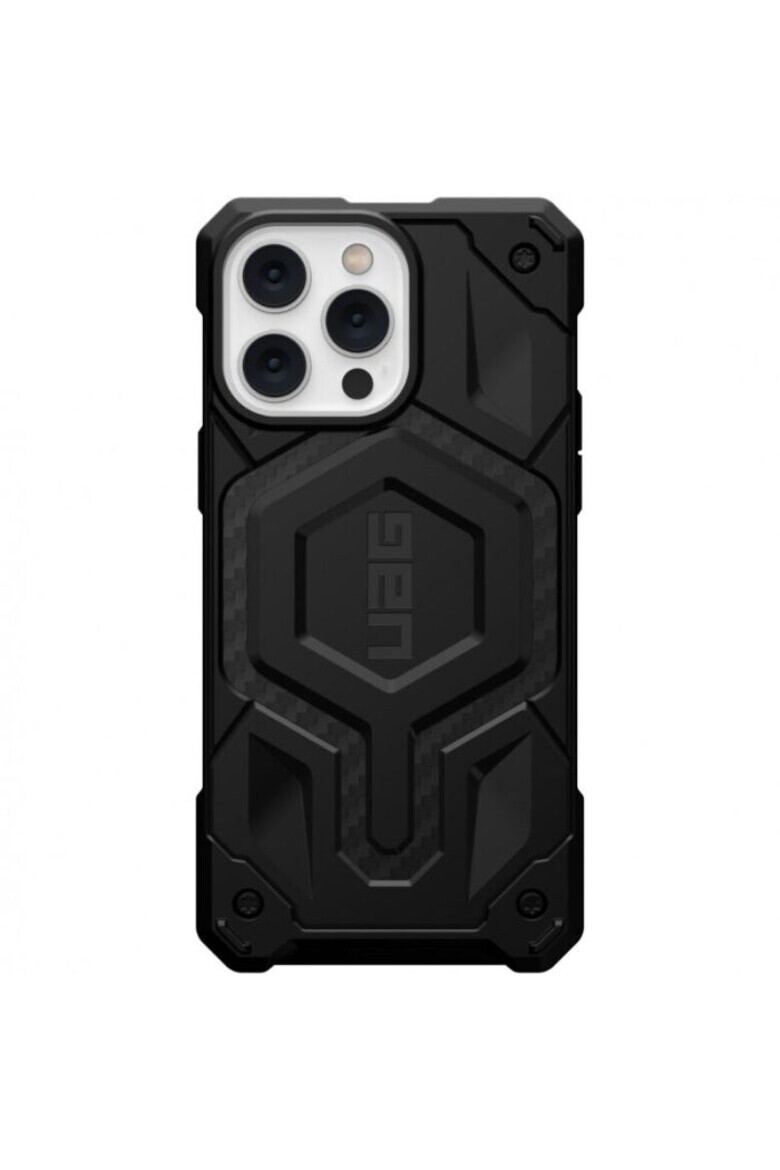 UAG Предпазен калъф Monarch Pro Magsafe за iPhone 14 Pro Max - Carbon Fiber - Pepit.bg