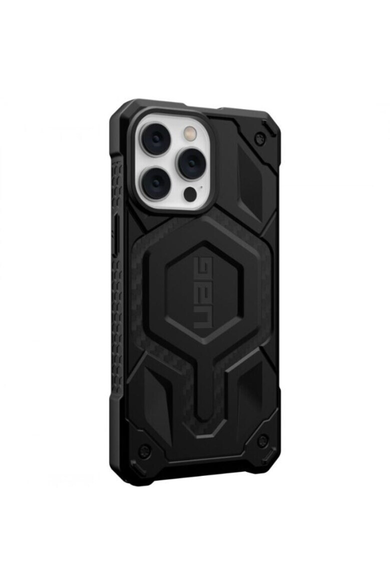 UAG Предпазен калъф Monarch Pro Magsafe за iPhone 14 Pro Max - Carbon Fiber - Pepit.bg