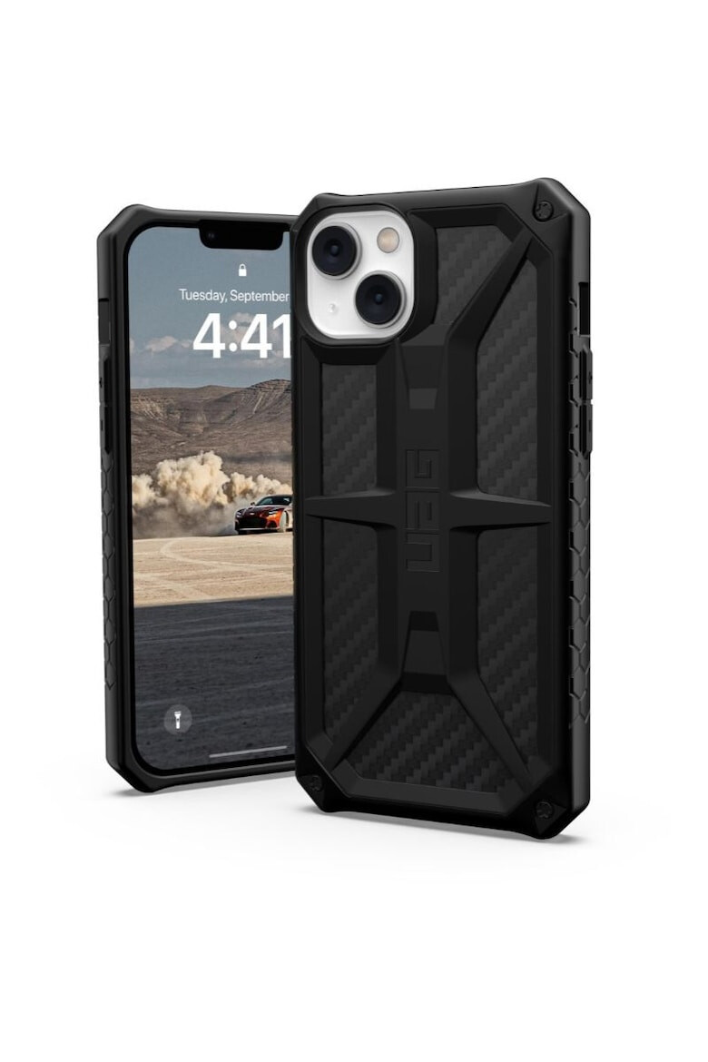 UAG Предпазен калъф Monarch Series за iPhone 14 Plus - Carbon Fiber - Pepit.bg