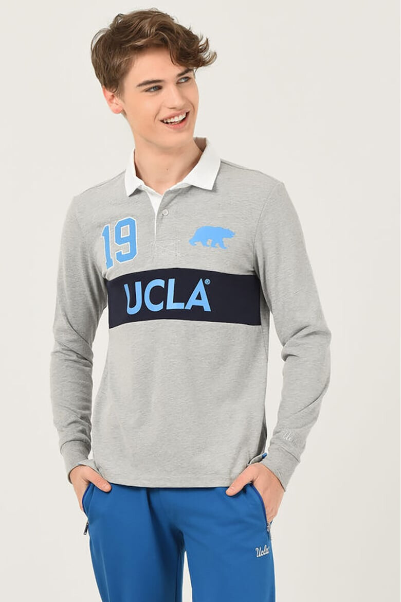 UCLA Блуза Delmar с яка и лого - Pepit.bg