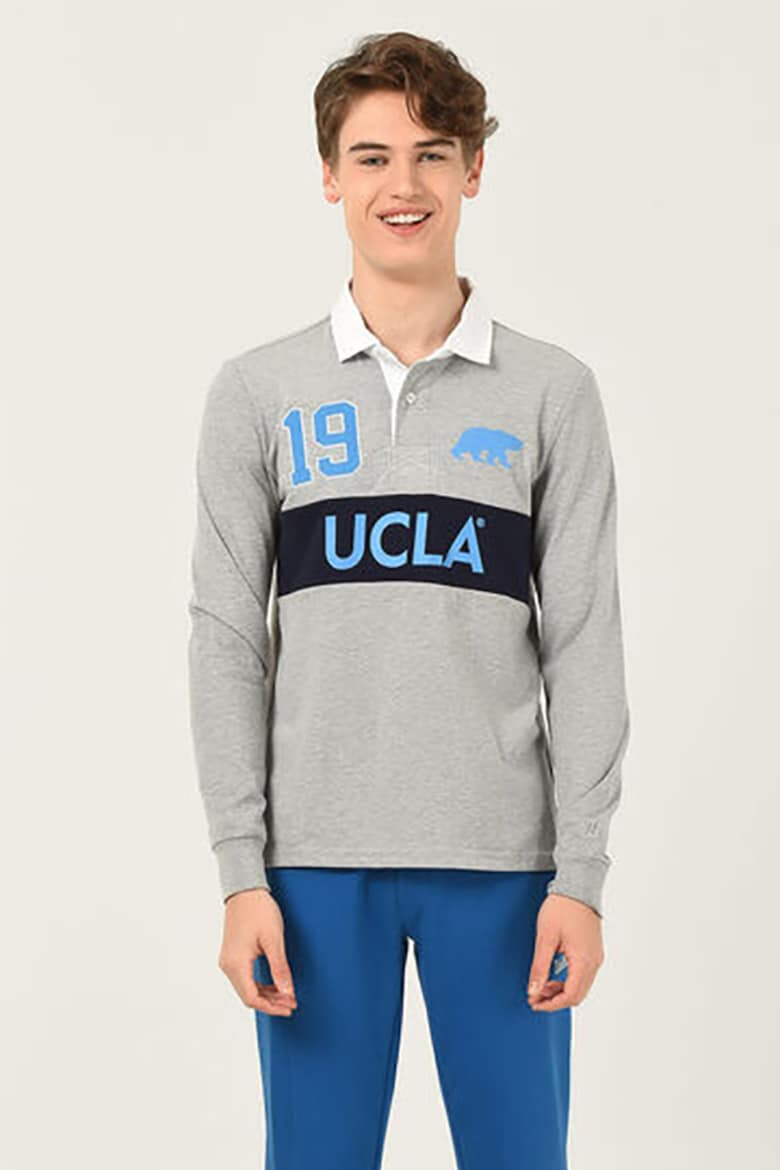 UCLA Блуза Delmar с яка и лого - Pepit.bg