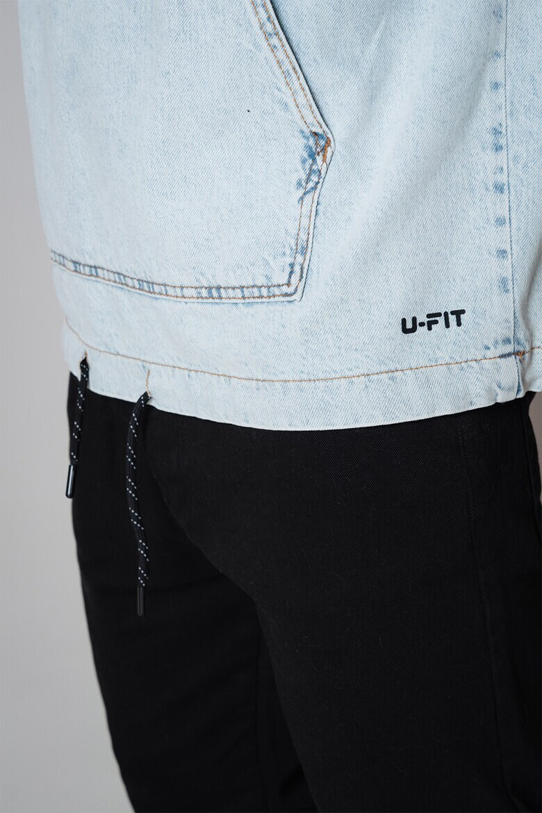 uFIT Худи с къс цип - Pepit.bg