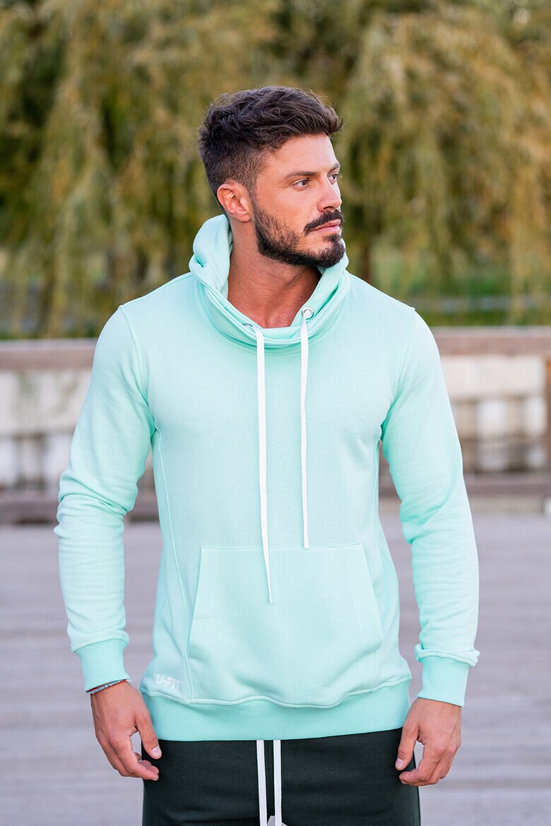 uFIT Худи с памук с джоб кенгуру - Pepit.bg