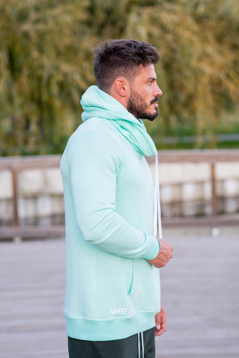 uFIT Худи с памук с джоб кенгуру - Pepit.bg