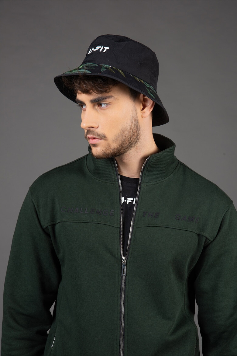 uFIT Суитшърт с памук с цип - Pepit.bg