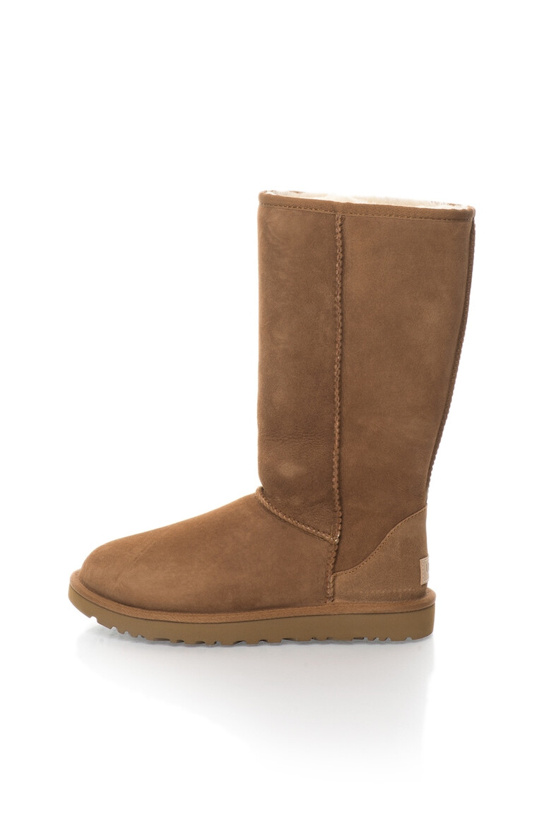 UGG Australia - Класически високи велурени ботуши до средата на прасеца - кафяво - Pepit.bg