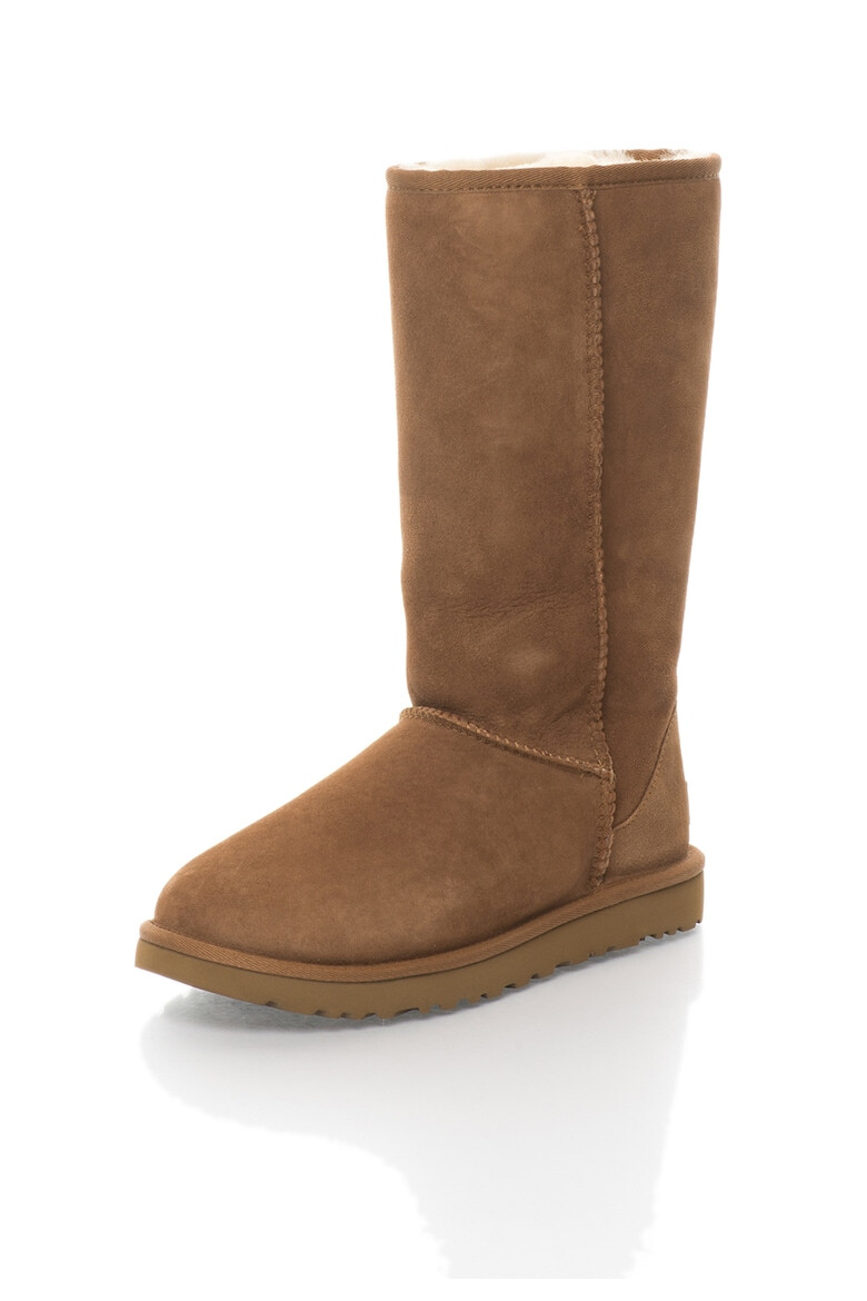 UGG Australia - Класически високи велурени ботуши до средата на прасеца - кафяво - Pepit.bg