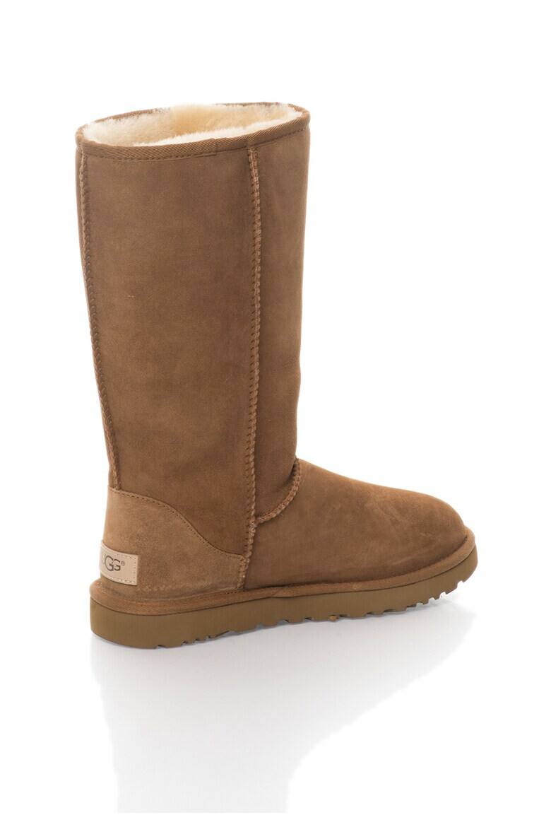 UGG Australia - Класически високи велурени ботуши до средата на прасеца - кафяво - Pepit.bg