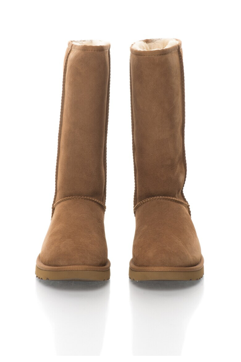 UGG Australia - Класически високи велурени ботуши до средата на прасеца - кафяво - Pepit.bg
