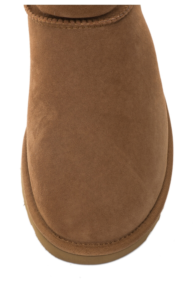 UGG Australia - Класически високи велурени ботуши до средата на прасеца - кафяво - Pepit.bg