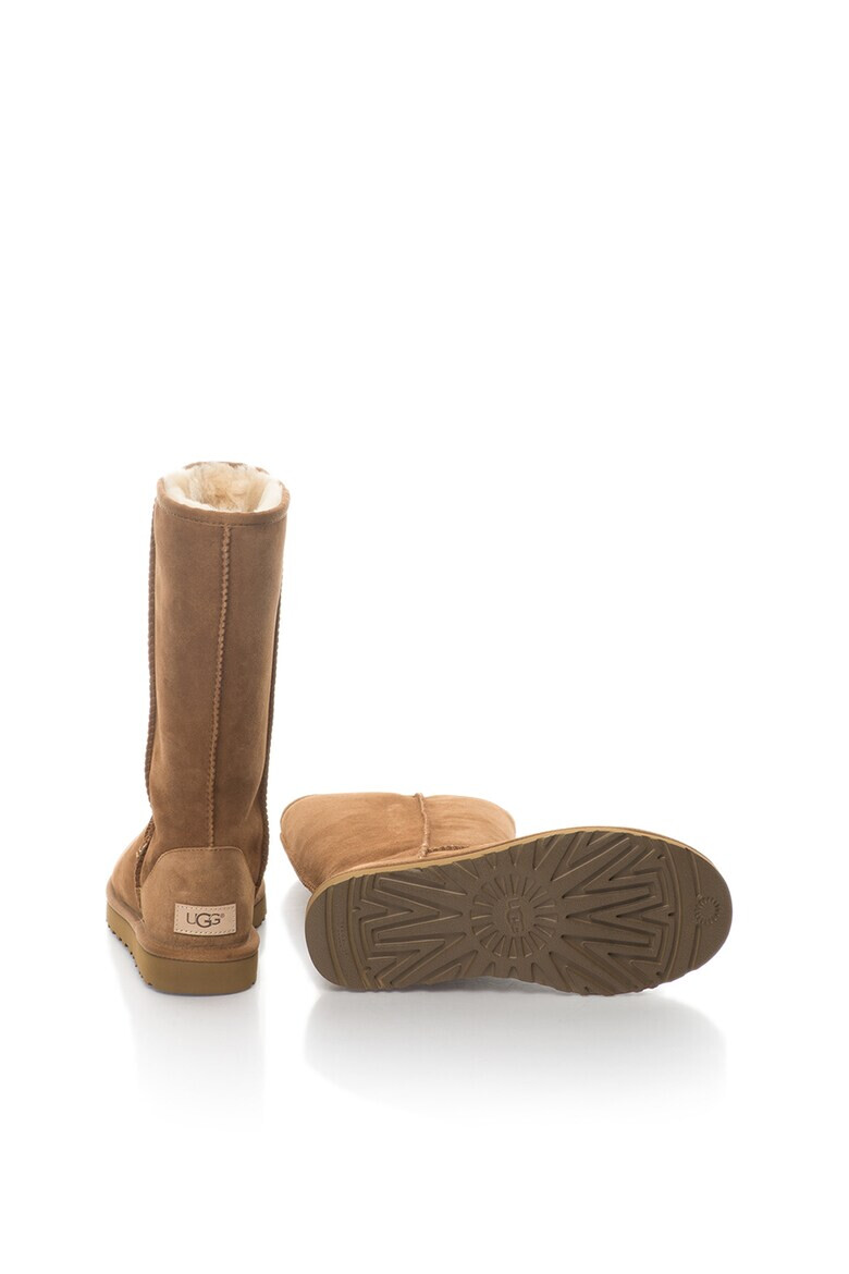 UGG Australia - Класически високи велурени ботуши до средата на прасеца - кафяво - Pepit.bg