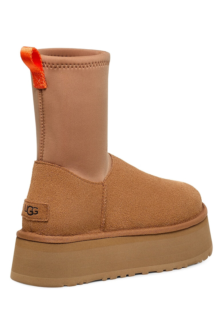 UGG Боти Classic Diper с велурени панели - Светлокафяв - Pepit.bg