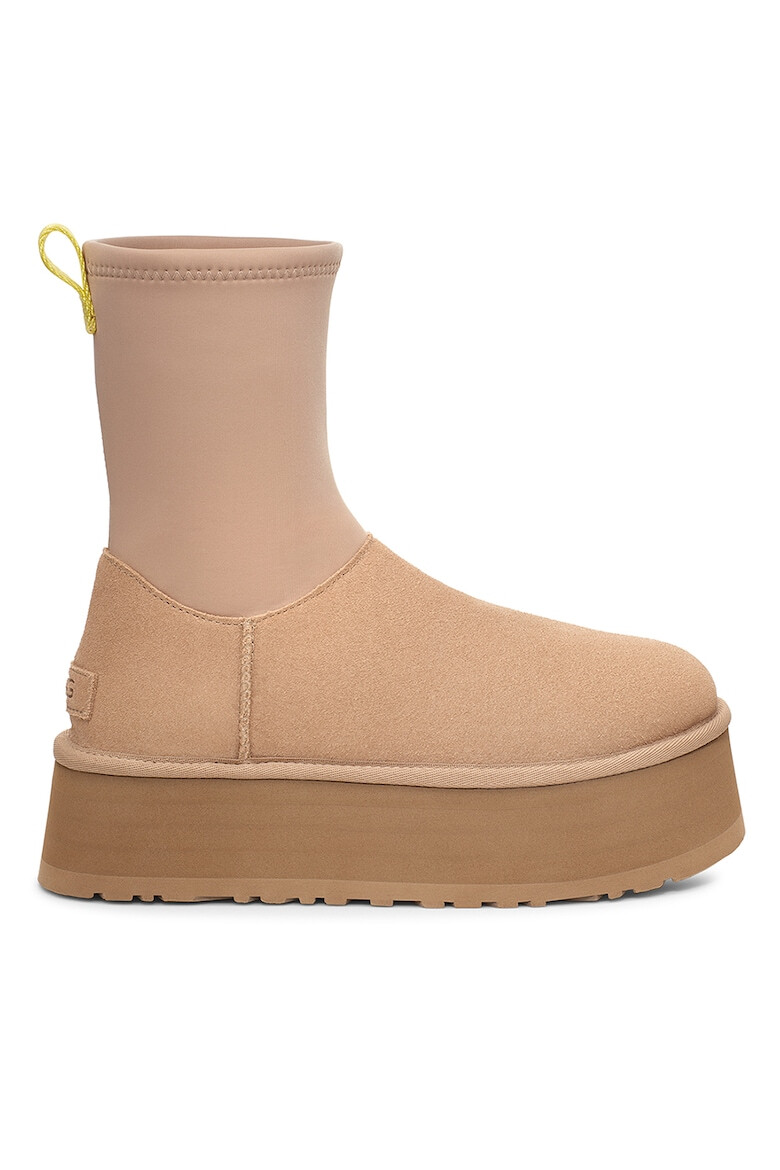 UGG Боти Classic Diper с велурени панели - Pepit.bg