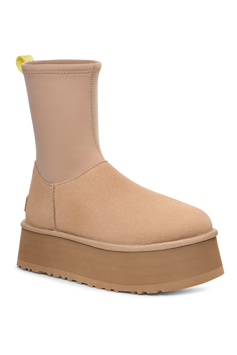 UGG Боти Classic Diper с велурени панели - Pepit.bg