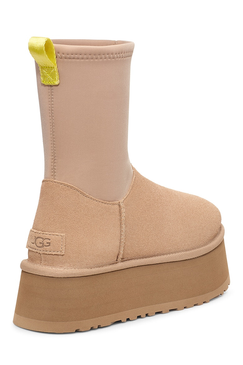 UGG Боти Classic Diper с велурени панели - Pepit.bg