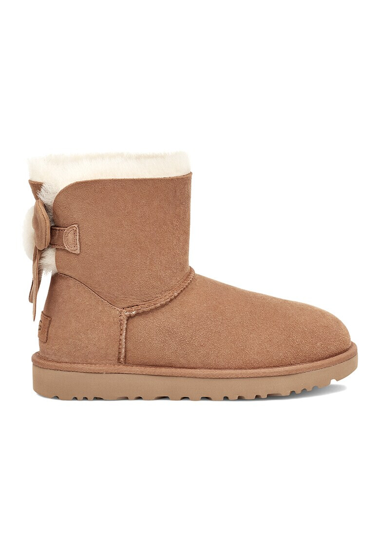 UGG Боти Mini Bailey Fluff с панделка - Pepit.bg