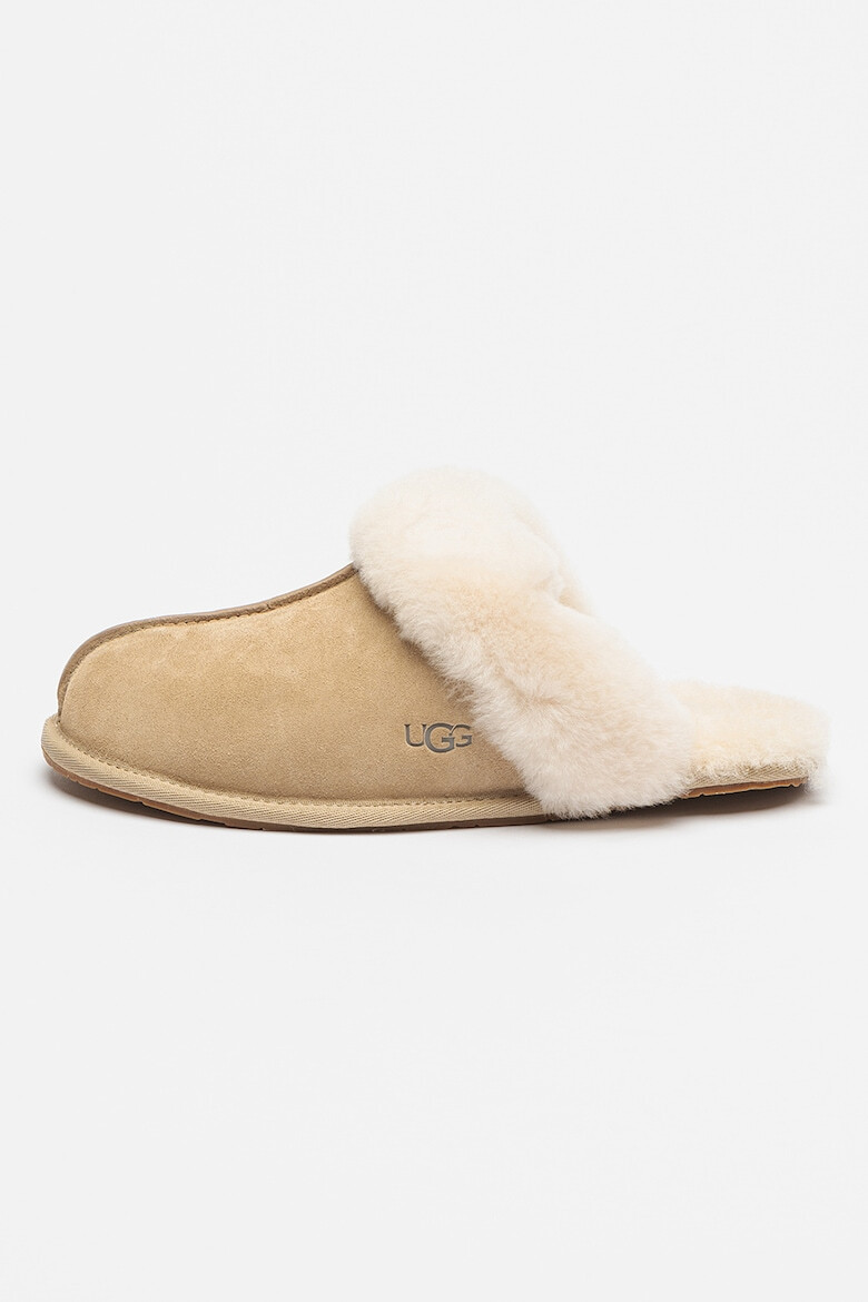 UGG Домашни велурени пантофи Scuffette II с овча кожа - Pepit.bg