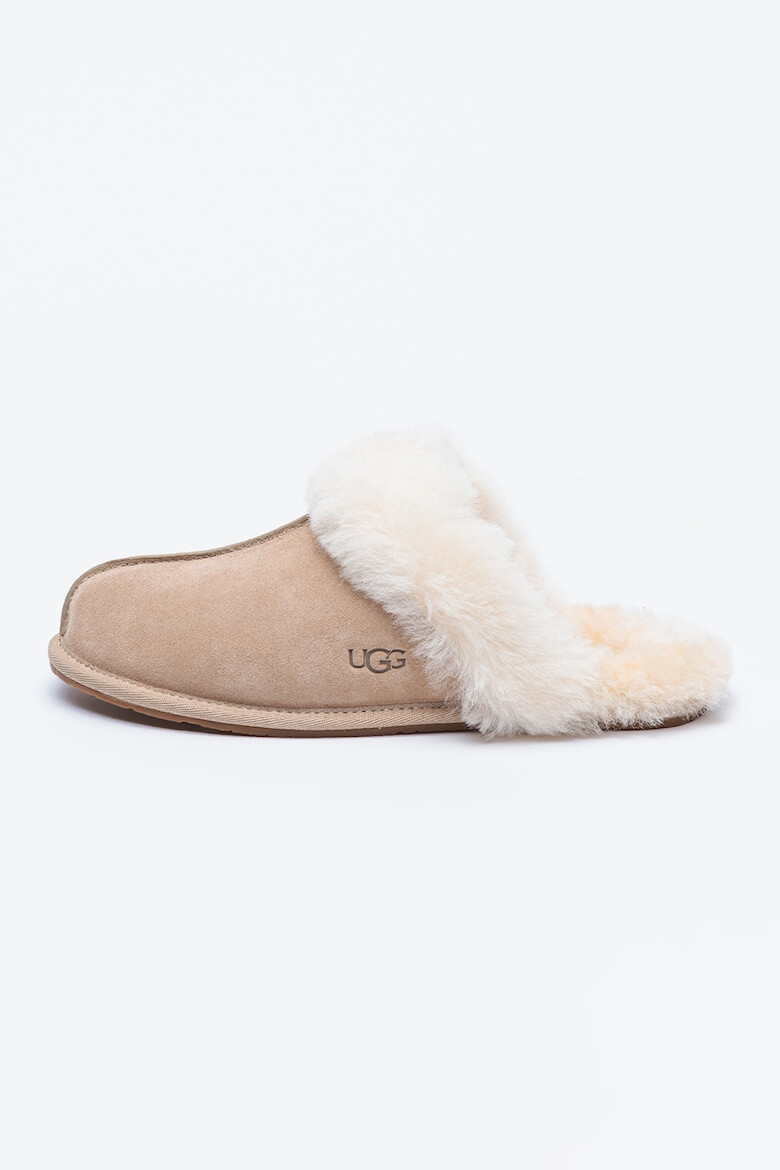 UGG Домашни велурени пантофи Scuffette II с овча кожа - Pepit.bg