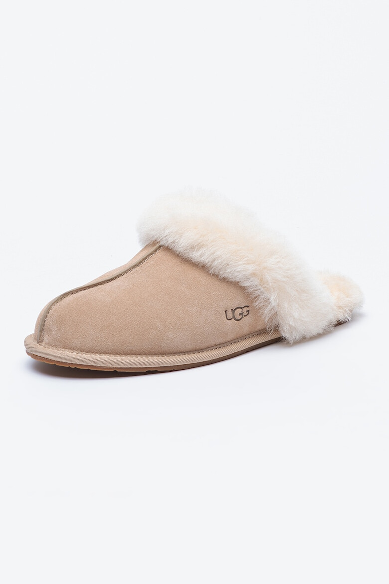 UGG Домашни велурени пантофи Scuffette II с овча кожа - Pepit.bg