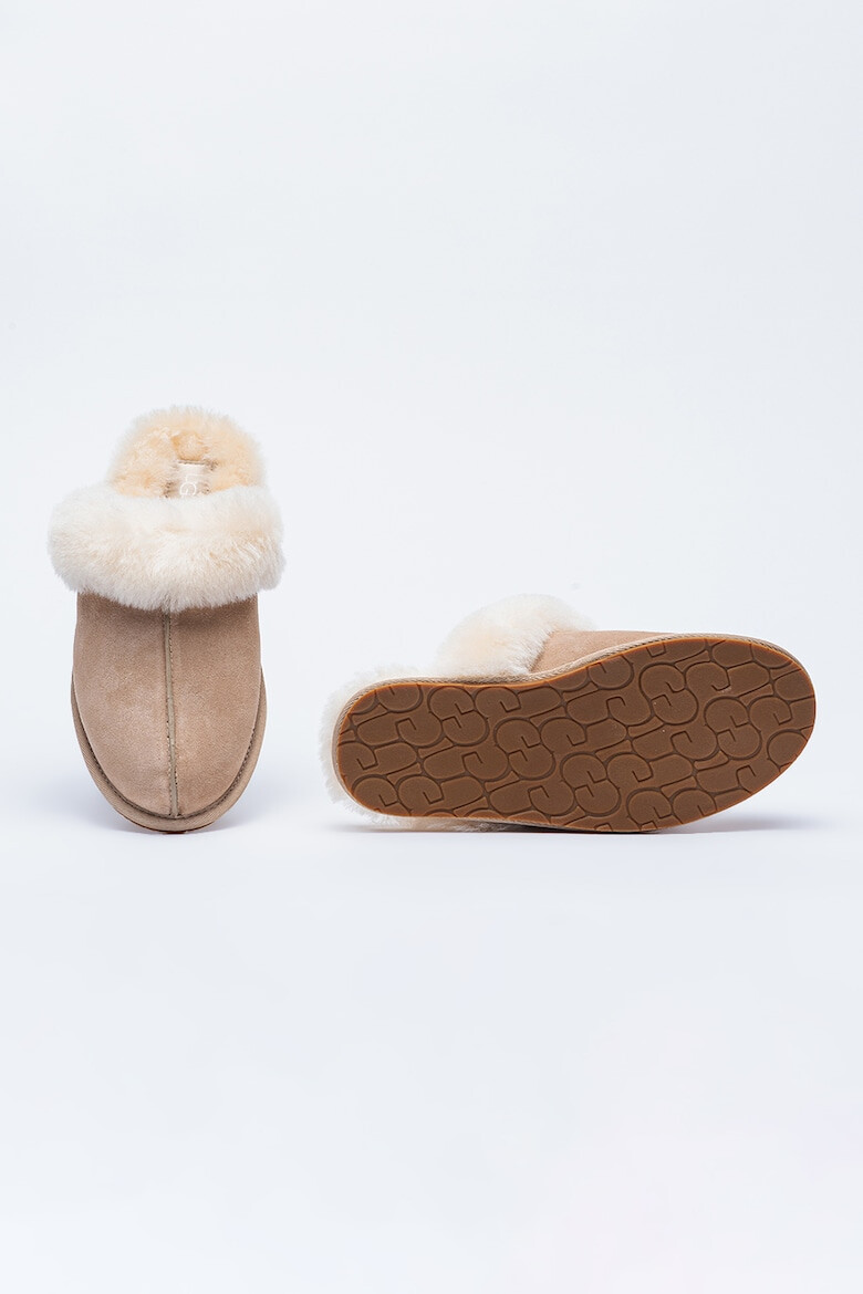 UGG Домашни велурени пантофи Scuffette II с овча кожа - Pepit.bg