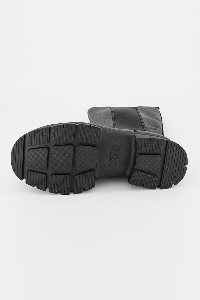 UGG Кожени боти Ashton - Черен - Pepit.bg