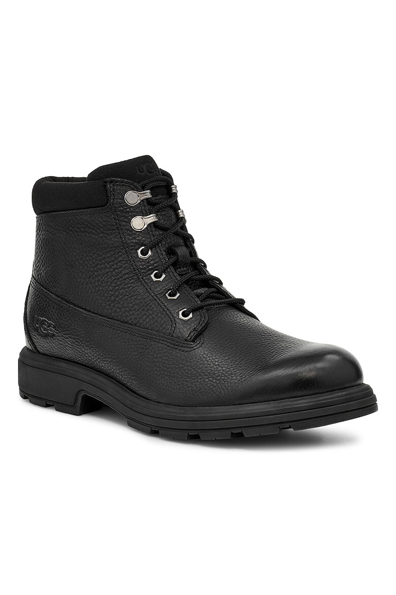UGG Кожени боти с връзки и цип - Pepit.bg