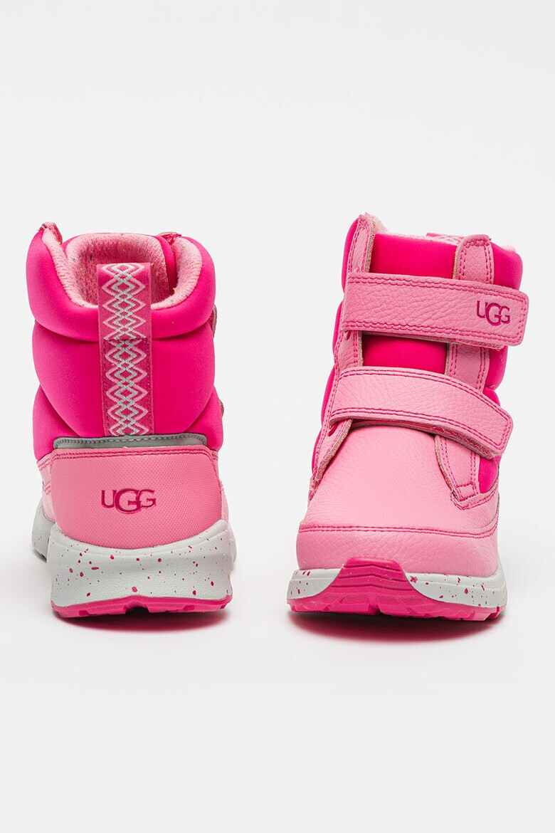 UGG Кожени ботуши с велкро - Pepit.bg