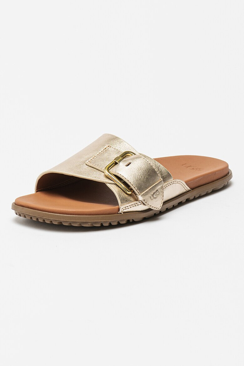 UGG Кожени чехли Solivan с токи - Pepit.bg