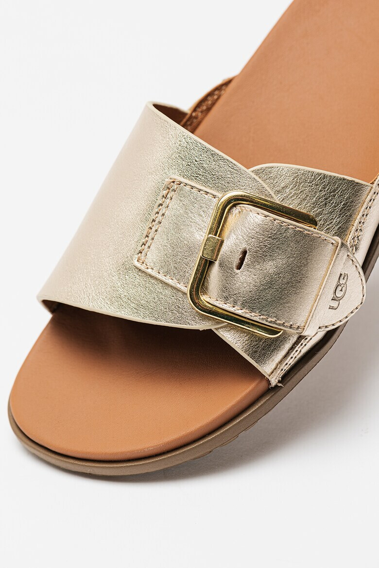 UGG Кожени чехли Solivan с токи - Pepit.bg