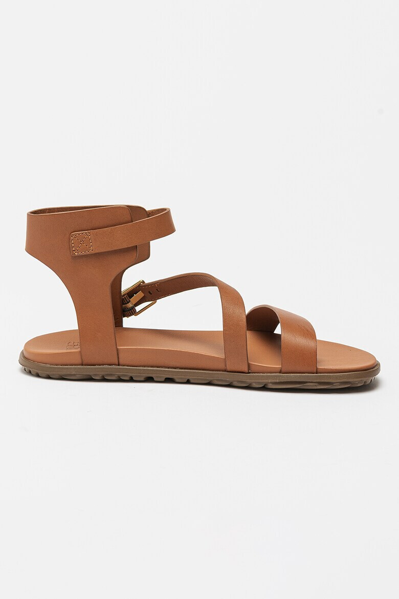 UGG Кожени сандали Solivan с каишки - Pepit.bg