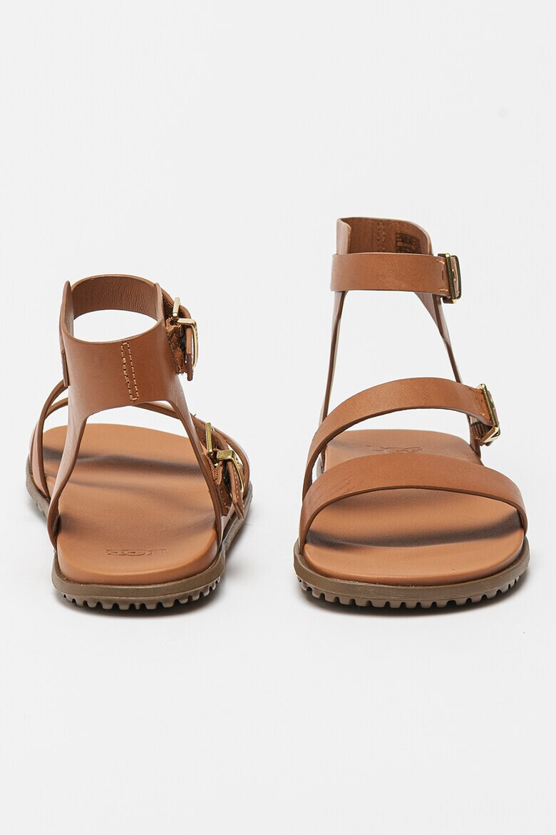 UGG Кожени сандали Solivan с каишки - Pepit.bg