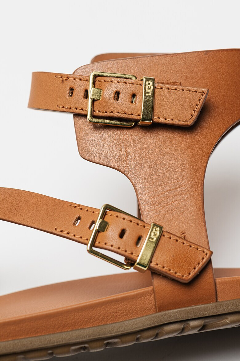 UGG Кожени сандали Solivan с каишки - Pepit.bg