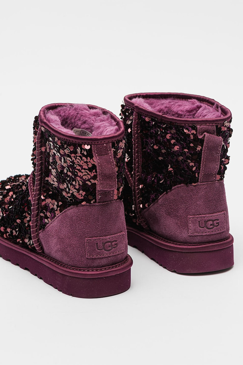 UGG Масивни боти Classic Mini с пайети - Pepit.bg