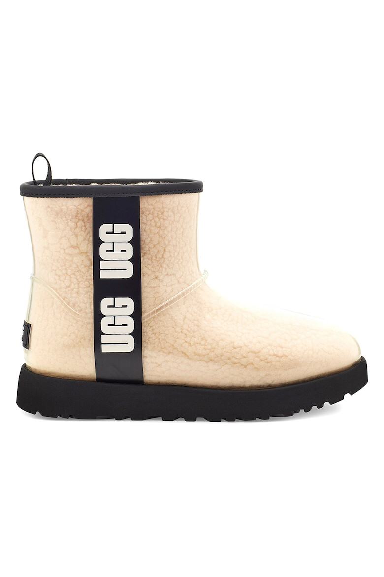 UGG Непромокаеми боти Classic Clear Mini - Черен/Крем - Pepit.bg