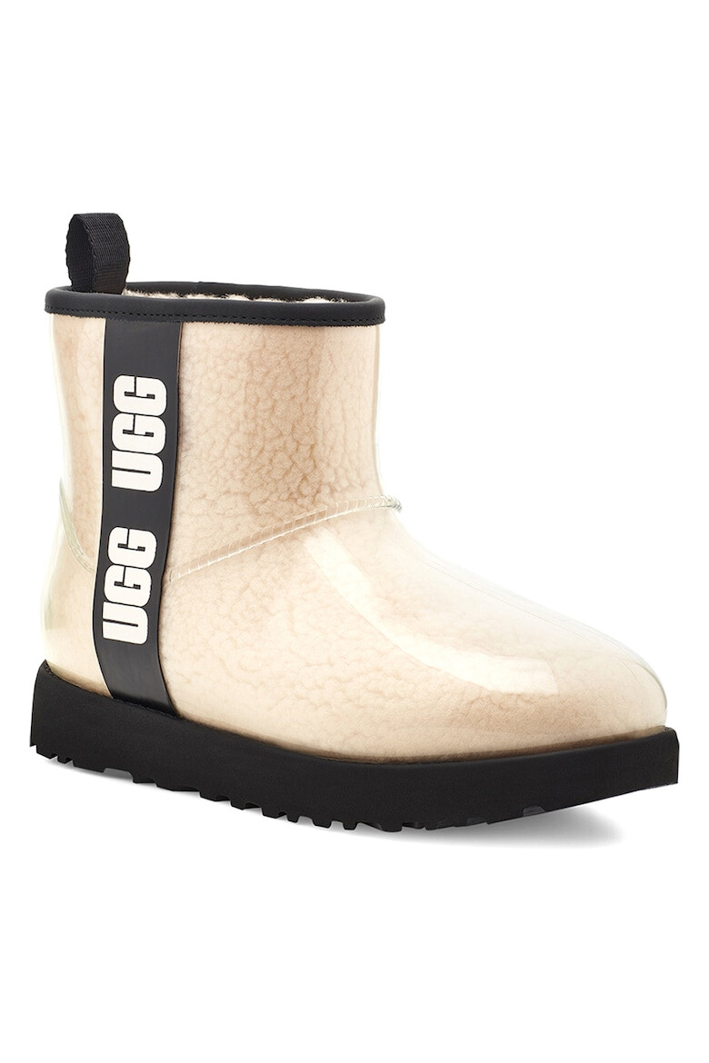UGG Непромокаеми боти Classic Clear Mini - Черен/Крем - Pepit.bg