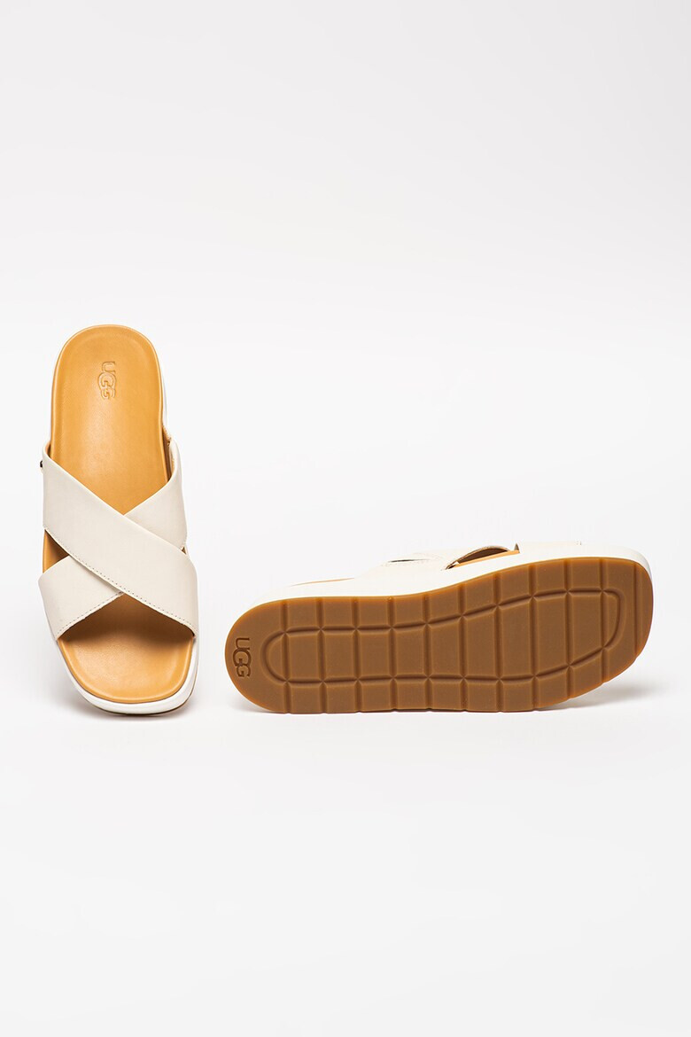 UGG Омекотени кожени чехли Emily - Pepit.bg