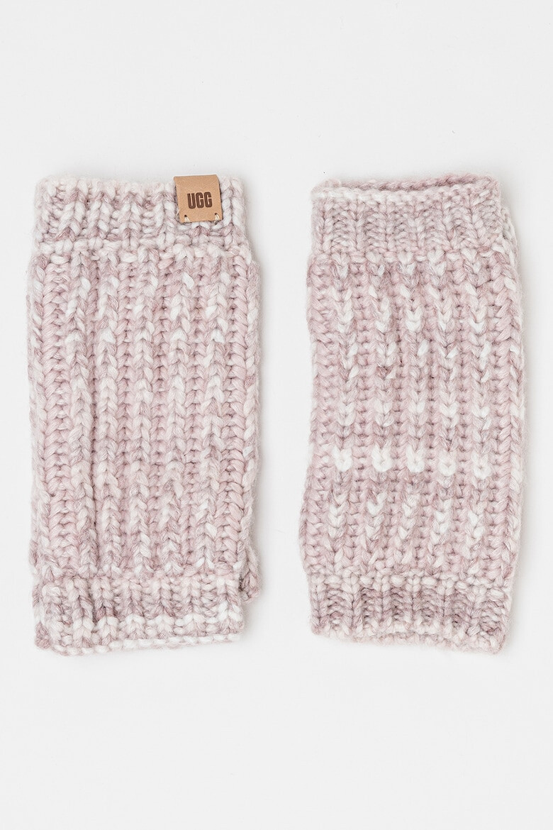 UGG Ръкавици без пръсти от едър рипс - Pepit.bg