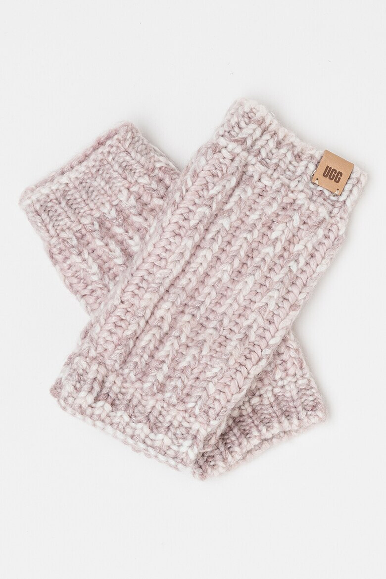UGG Ръкавици без пръсти от едър рипс - Pepit.bg