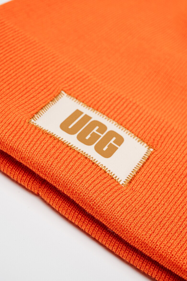 UGG Шапка с вълна с пришито лого - Pepit.bg