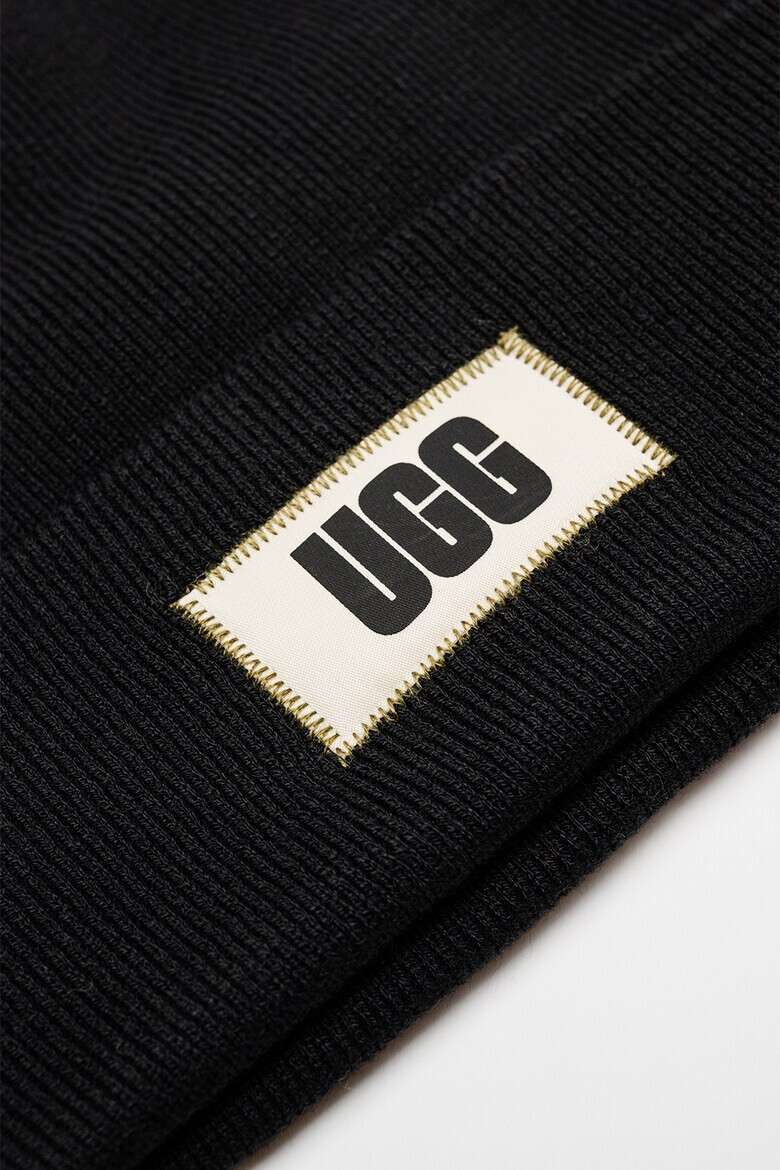 UGG Шапка с вълна с пришито лого - Pepit.bg