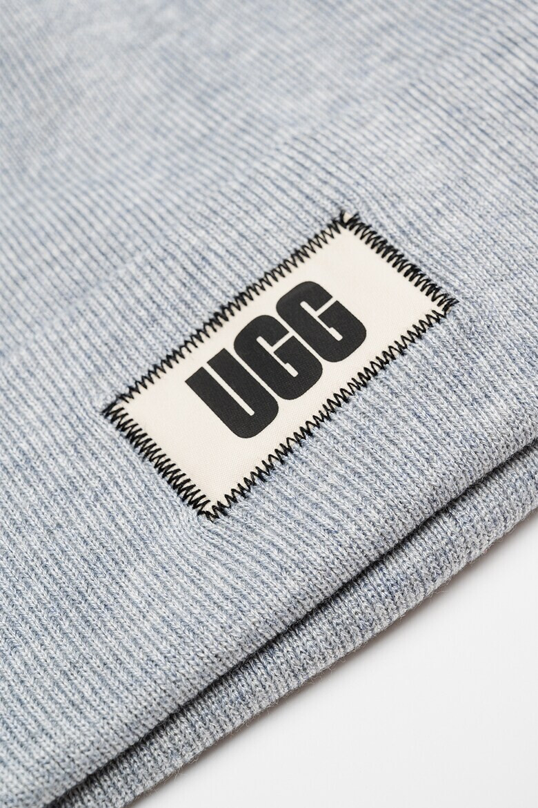 UGG Шапка с вълна с пришито лого - Pepit.bg