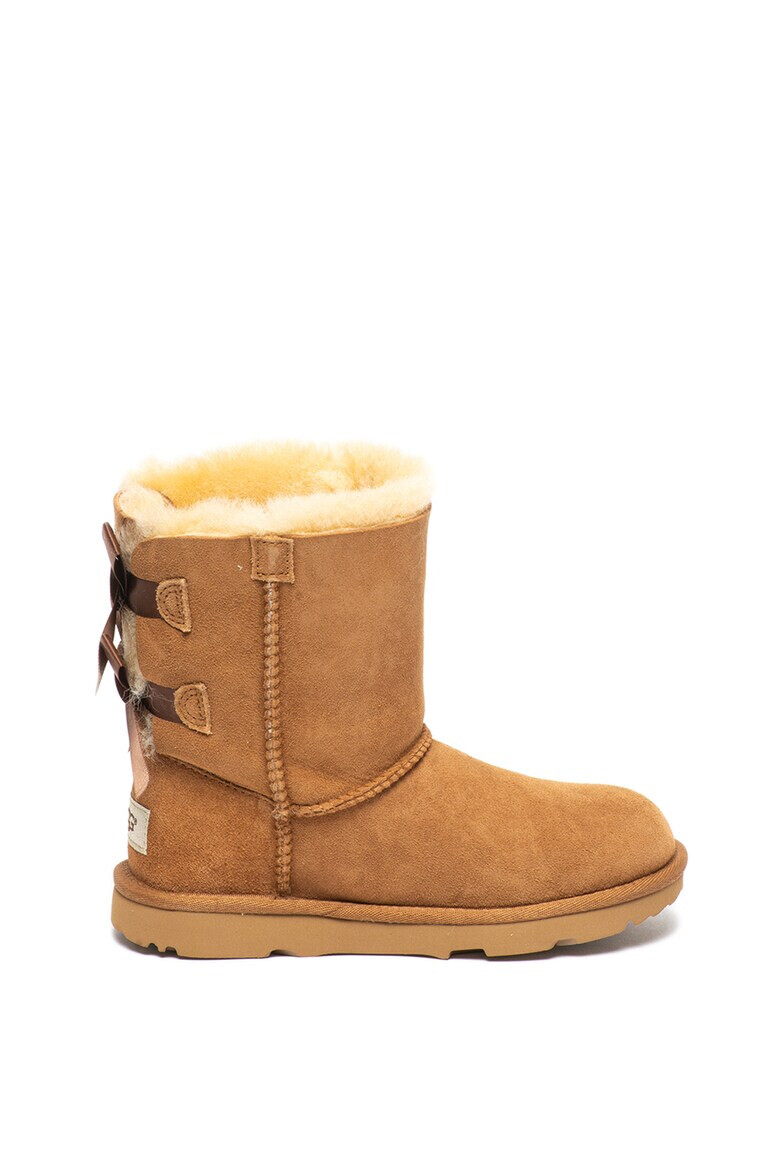 UGG Велурени боти Bailey с панделки - Pepit.bg