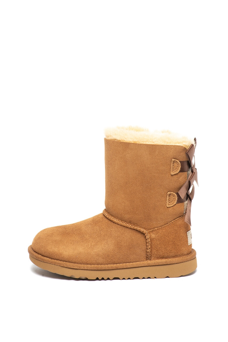 UGG Велурени боти Bailey с панделки - Pepit.bg