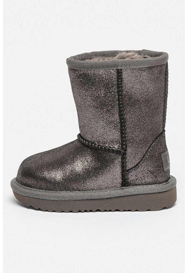 UGG Велурени боти Classic II с бляскав ефект - Pepit.bg
