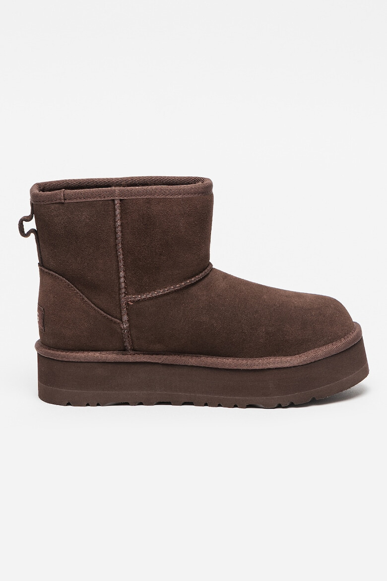 UGG Велурени боти Classic Mini - Pepit.bg